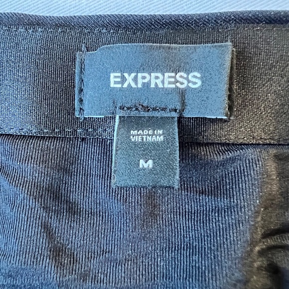 Express Sequined Midi Skirt with Sheer Panels - Picture 10 of 11